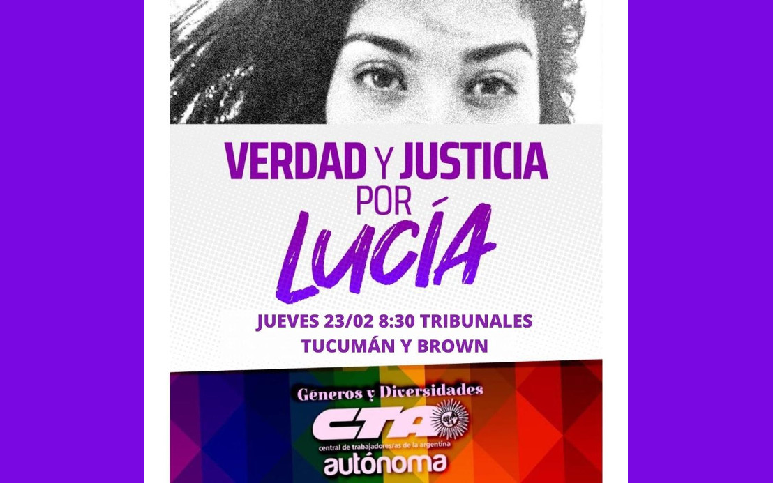 Verdad y Justicia por Lucía