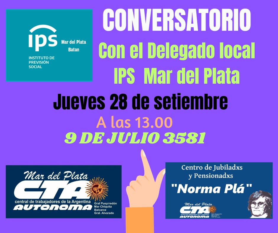 Conversatorio con el delegado local del IPS
